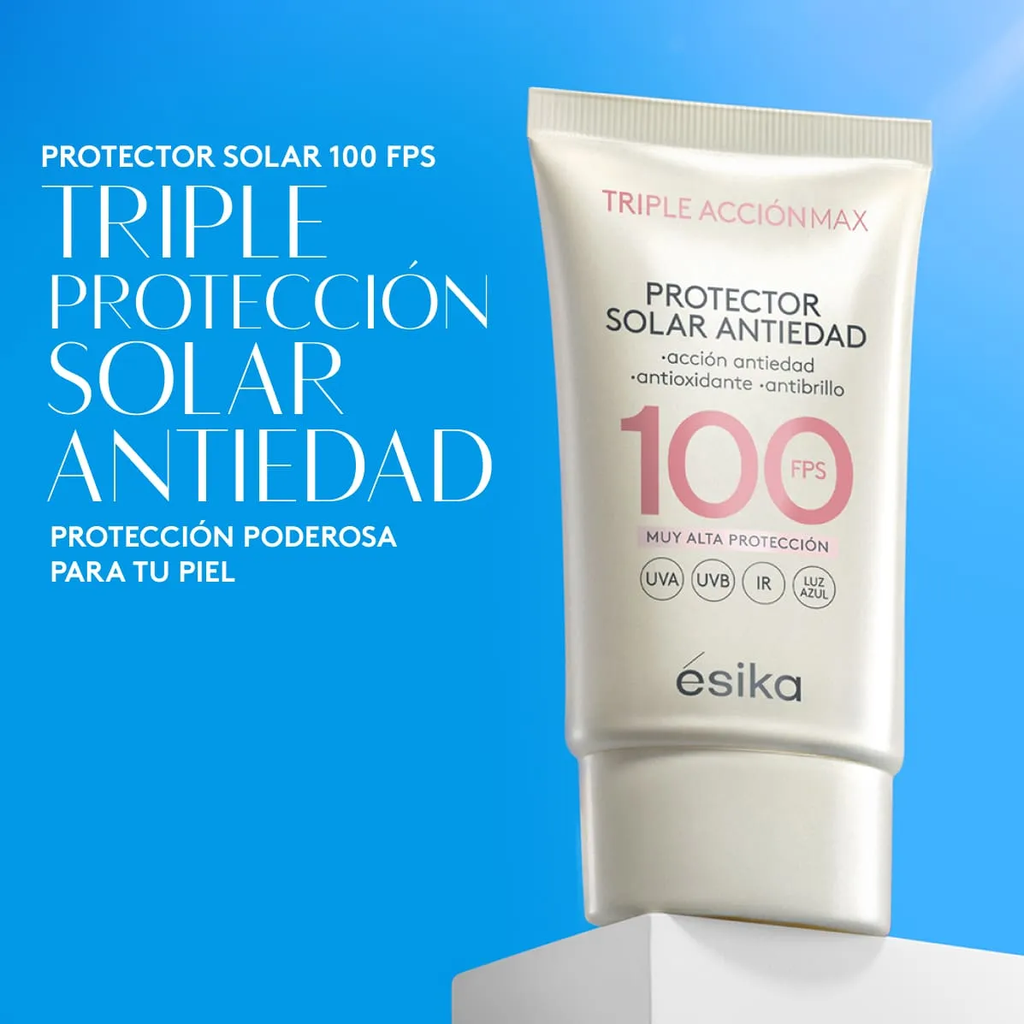 CREMA PROTECTOR SOLAR ANTIEDAD TRIPLE ACCION MAX 